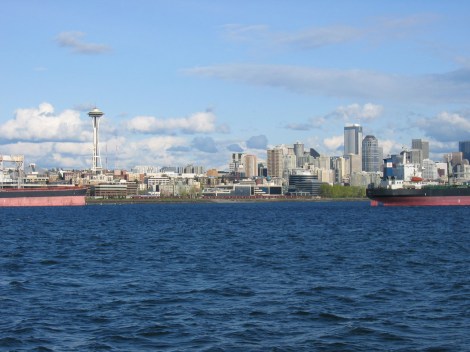 Approaching Seattle Center 