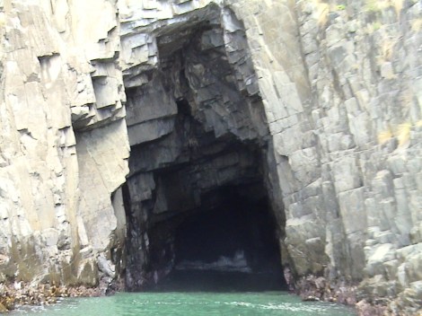 Grotto seen from Bruny Island Cruises boat