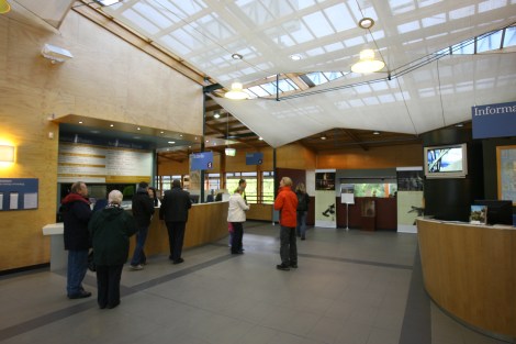 Inside the Port Arthur Visitor Centre