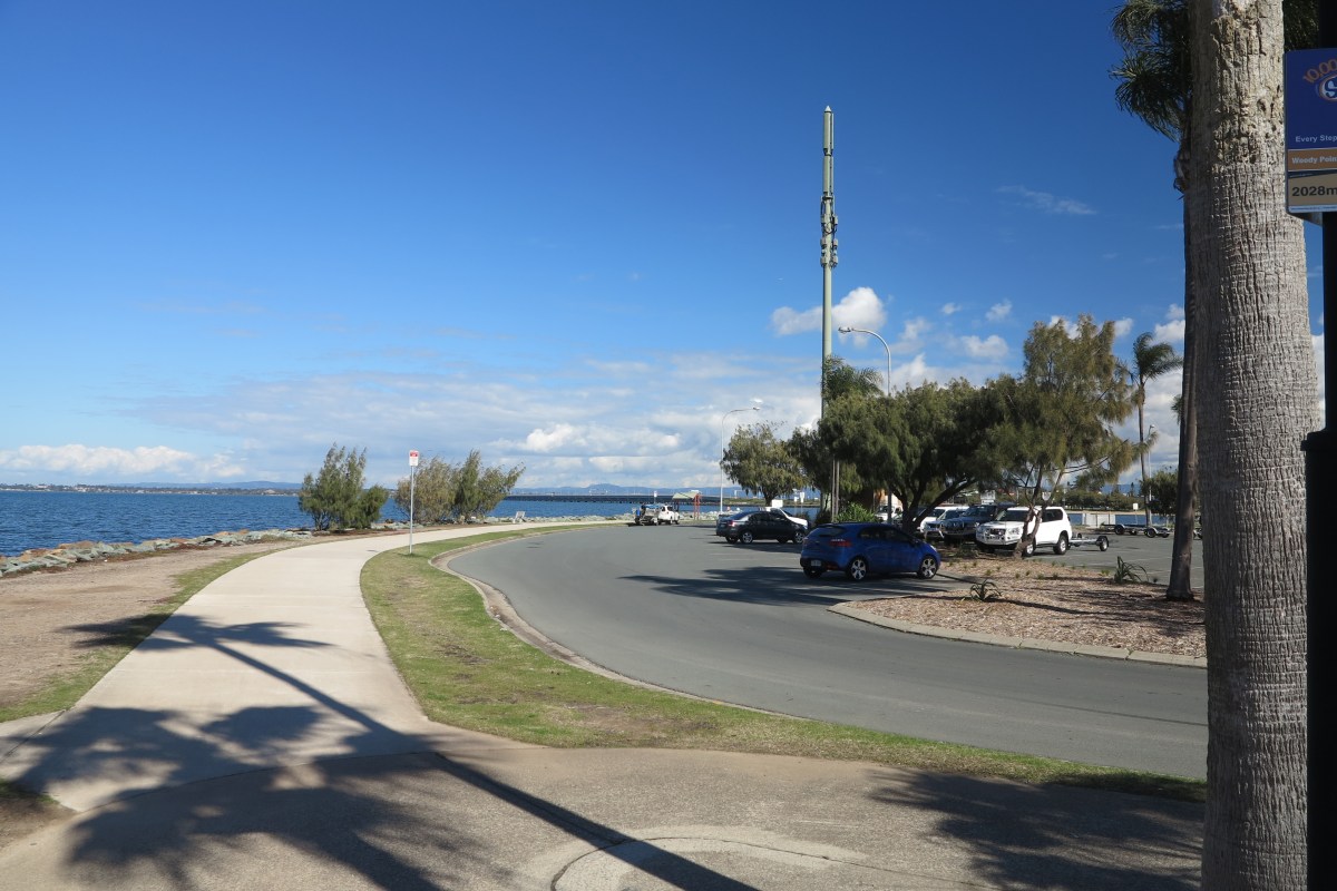 Boat trailer car park at Clontarf